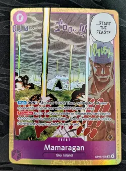 Mamaragan OP15-078 Adventure on Kami's Island Foil One Piece Card Game SR - Image 1