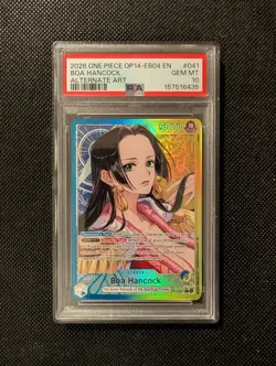 2026 One Piece OP14-EB04 En #041 Boa Hancock Alternate Art PSA 10 GEM MINT - Image 3