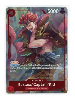 Eustass"Captain"Kid (Dash Pack) OP14-014 R Foil One Piece The Azure Sea's Seven - Image 1