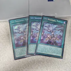 Lev Shaddoll Fusion BLGG-EN024 BoL: Glorious Gallery Secret Rare Yugioh card X3 - Image 1