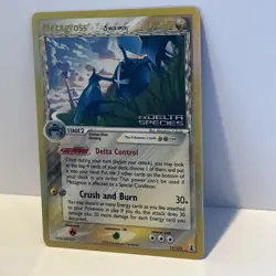 Pokemon Metagross Reverse Holo Stamped EX Delta Species Card 11/113 DS - Image 3