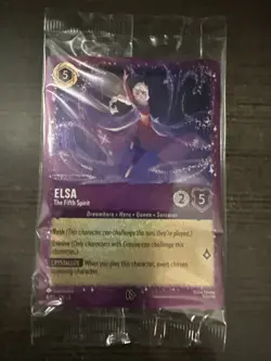 Elsa - The Fifth Spirit 6 Disney Lorcana Promo Cards Holo Sealed - Image 1
