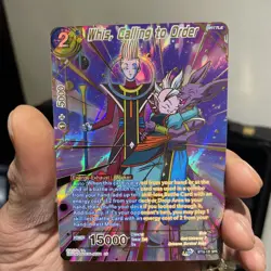 Whis calling to order bt16-131 spr Dragon Ball Super Card realm of gods psa bgs - Image 5