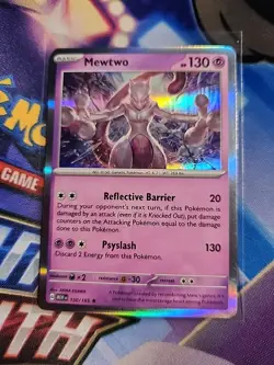 Mewtwo Holo NM 150/165 Scarlet & Violet 151 Pokemon Card - Image 1