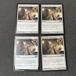 Staff of the Death Magus Magic The Gathering Mtg Artifact M14 M15 Card 4 - Image 1