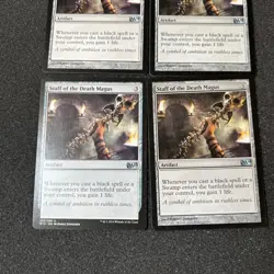 Staff of the Death Magus Magic The Gathering Mtg Artifact M14 M15 Card 4 - Image 3