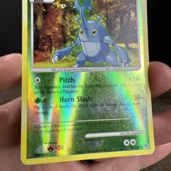 Heracross 28/130 Reverse Holo Diamond & Pearl Base Pokemon Card Rare - Image 4