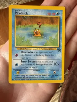 2000 Pokemon Psyduck 20/53 Wotc Star Promo Regular Trading Card Game TCG Vintage - Image 1