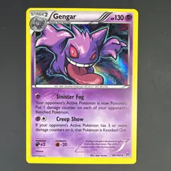 Pokemon TCG Gengar XY Breakthrough Holo Rare Card 60/162 LP - Image 1