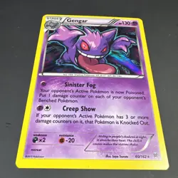 Pokemon TCG Gengar XY Breakthrough Holo Rare Card 60/162 LP - Image 2