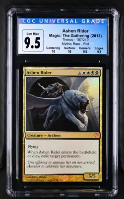 ASHEN RIDER Theros Foil Mythic CGC 9.5 Q++ Gem Mint MTG [Nostalgium] - Image 1