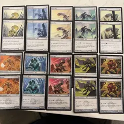 Magic the Gathering MTG Myr Set Of 20 Gold Silver Iron Leaden Cooper Myr - Image 1