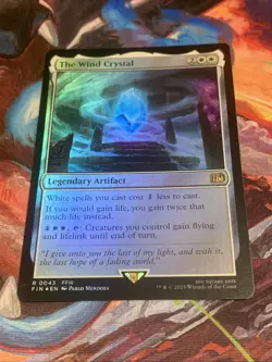 MTG Magic: The Gathering - Final Fantasy - THE WIND CRYSTAL Legendary Foil Mint - Image 4
