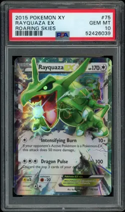 Pokemon Rayquaza EX 75/108 XY Roaring Skies PSA 10 GEM MINT - Image 1