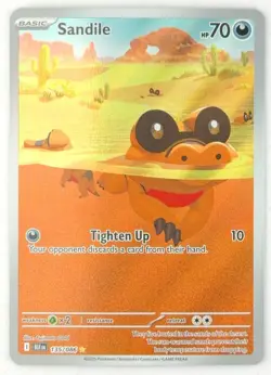 Sandile Illustration Rare 135 Black Bolt Pokemon TCG - Image 1