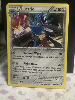 Pokemon Lucario - 63/124 (Cosmos Holo) Promo 063/124 - Image 1