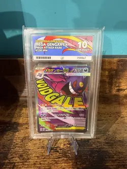 Mega Gengar EX 230/193 Mega Attack Rare Japanese Pokemon Mega Dream ACE 10 - Image 1
