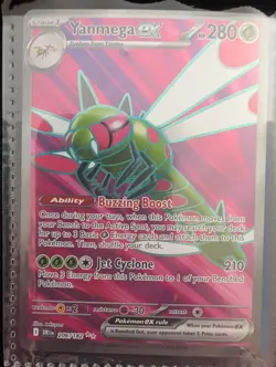 Yanmega ex Ultra Rare Pokemon TCG Destined Rivals - Image 1