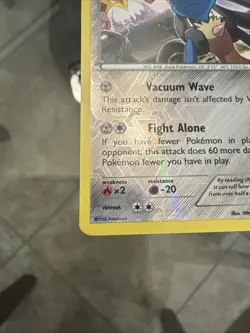 Lucario 63/124 NM Rare Reverse Holo Fates Collide 2016 Pokemon TCG - Image 5