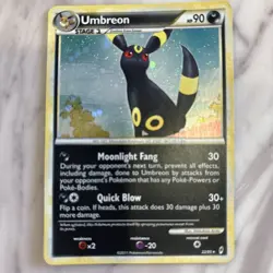 Pokemon Umbreon 22/95 Holo Call of Legends LP Shattered Glass Rare 2011 - Image 1