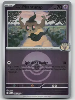 Hop's Phantump (Poke Ball) 095/217 Ascended Heroes Pokemon Reverse Holo NM - Image 1