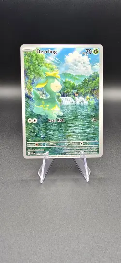 Pokemon TCG Deerling 91/86 Illustration Rare SV: White Flare - Image 1