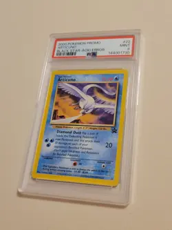 Articuno - Pokemon WOTC Black Star Promo #22 - Aoki Error - Mint PSA 9 - Image 1