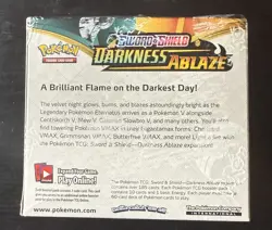 Pokemon Sword and Shield Darkness Ablaze Booster Box With Protector - Image 4