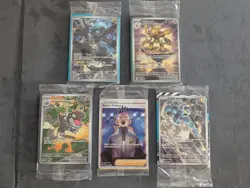 Pokemon Sealed Promo Lot Of 5 Alakazam N's Zekrom Tyrunt Thundurus Boss's Orders - Image 1