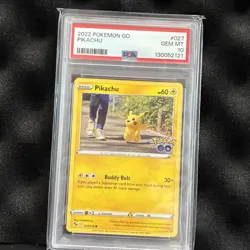2022 POKEMON GO #027 PIKACHU PSA 10 - Image 1