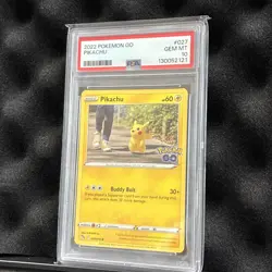 2022 POKEMON GO #027 PIKACHU PSA 10 - Image 2