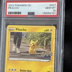 2022 POKEMON GO #027 PIKACHU PSA 10 - Image 3