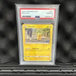 2022 POKEMON GO #027 PIKACHU PSA 10 - Image 4