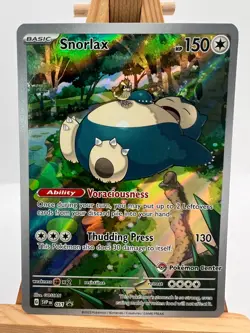 Pokemon TCG - S&V 151 - SVP051 Snorlax - Pokemon Center Stamped Promo - NM/M - Image 1