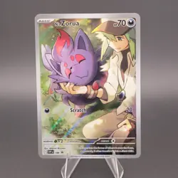 N's Zorua 189 SVFull Art Promo Journey Together Pokemon TCG NM - Image 1
