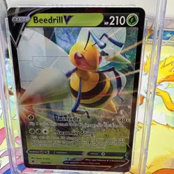 2022 POKEMON ASTRAL RADIANCE - HOLO #001/189 BEEDRILL V CGC 10 GEM MINT - Image 3