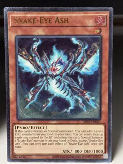 Yugioh! Snake-Eye Ash - OP25-EN002 - Ultimate Rare - Unlimited Edition Near Mint - Image 1