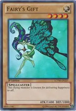 Fairy's Gift 1st Edition Super Rare Legendary Col. 3: Yugi's World LCYW-EN227 LP - Image 1