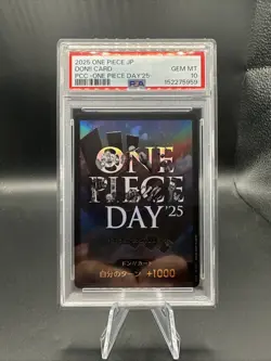 2025 ONE PIECE JPN PREMIUM CARD COLLECTION ONE PIECE DAY'25- DON!! CARD PSA 10 - Image 1