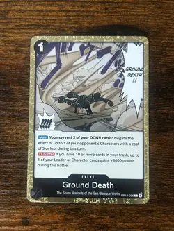 One Piece TCG Ground Death OP14-096 The Azure Sea's Seven Foil Rare - Image 1