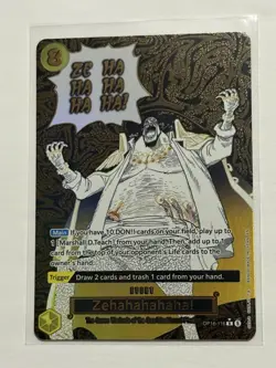One Piece OP16-116 Zehahahahaha! Alt Art Rare Foil OP16 Fresh Pack Pull NM/M - Image 1