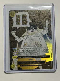 One Piece OP16-116 Zehahahahaha! Alt Art Rare Foil OP16 Fresh Pack Pull NM/M - Image 2