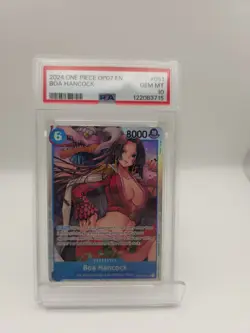 2024 One Piece Boa Hancock OP07-051 Super Rare Foil PSA 10 500 Years english - Image 1