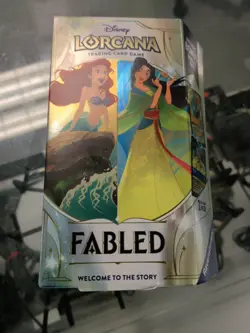 DISNEY LORCANA: FABLED STARTER DECK (Amber & Sapphire) NEW SEALED - Image 1