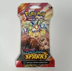 Pokemon Scarlet & Violet Surging Sparks Sealed Blister Booster Pack - Image 1