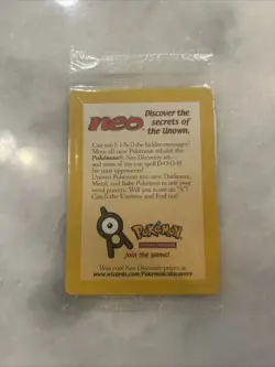 Entei #34 Reverse Holo 2001 Pokemon Neo Discovery Black Star Promo SEALED!!! - Image 1
