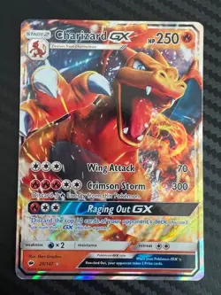 Pokemon TCG Charizard GX 20/147 Sm Burning Shadows Holo HP/DMG - Image 1