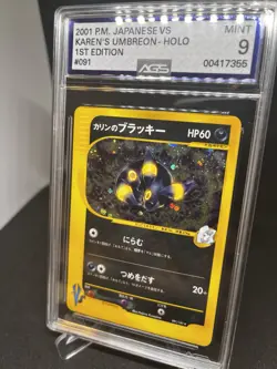 AGS Mint 9 Karen's Umbreon 091/141 Pokemon vs Holo (Japanese) - 1st Edition! - Image 3
