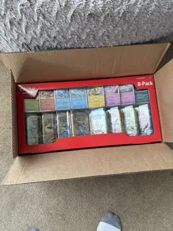 2x Pokemon TCG Prismatic Evolutions Costco 8 Mini-Tin Bundle - Image 1