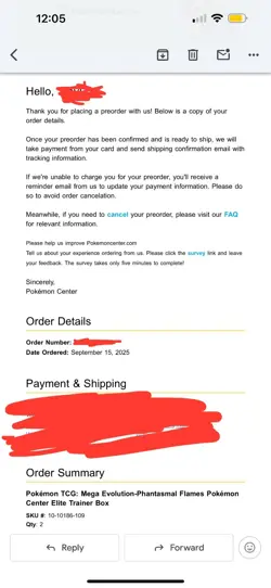 CONFIRMED PRE-ORDER Pokemon Center Mega Evolution Phantasmal Flames ETB PRESALE - Image 2